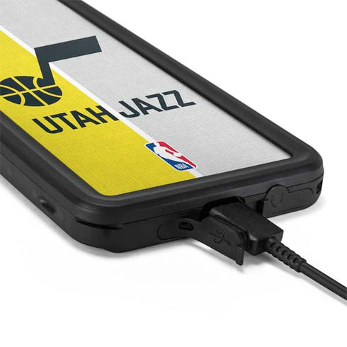 NBA Utah Jazz Split Canvas Galaxy S20 Plus Waterproof Case