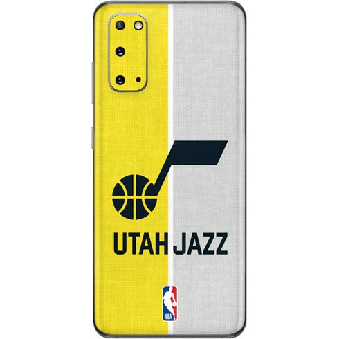 NBA Utah Jazz Split Canvas Galaxy S20 Skin