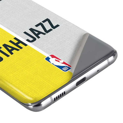 NBA Utah Jazz Split Canvas Galaxy S20 Skin