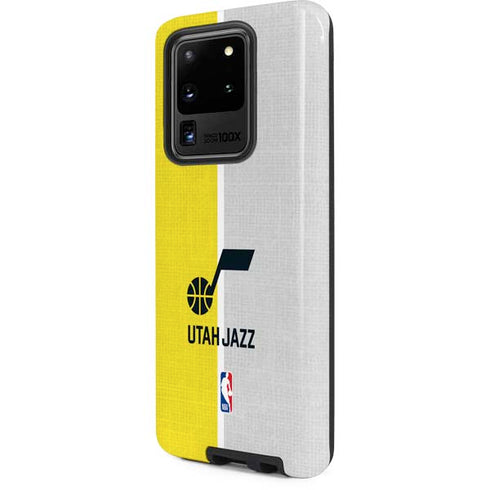 NBA Utah Jazz Split Canvas Galaxy S20 Ultra 5G Pro Case
