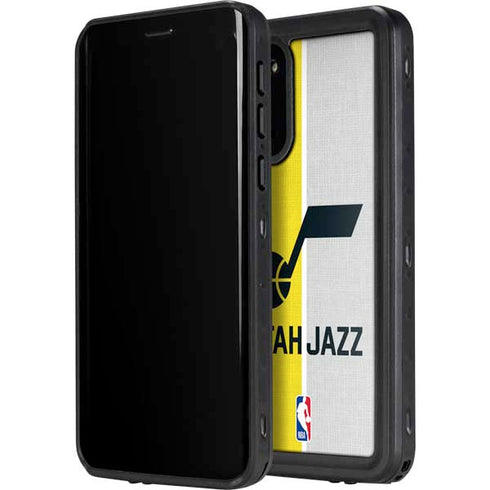 NBA Utah Jazz Split Canvas Galaxy S20 Waterproof Case