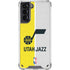 NBA Utah Jazz Split Canvas Galaxy S21 5G Clear Case