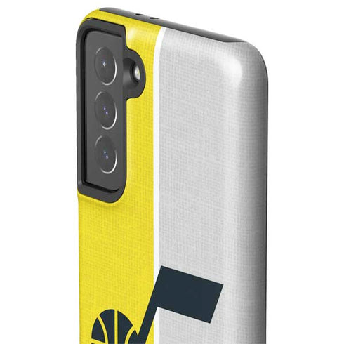 NBA Utah Jazz Split Canvas Galaxy S21 5G Pro Case