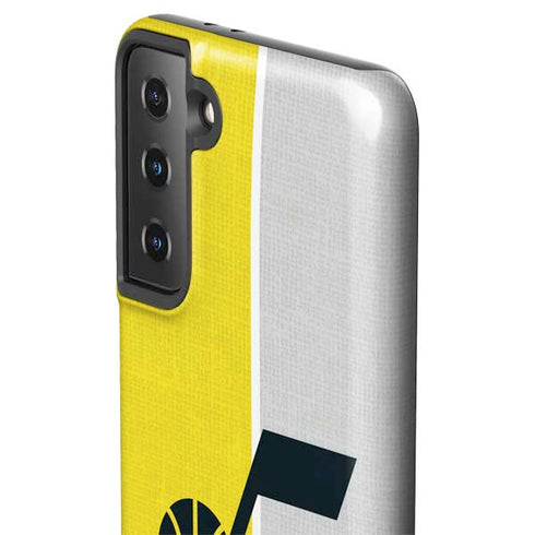 NBA Utah Jazz Split Canvas Galaxy S21 Plus 5G Pro Case