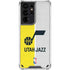 NBA Utah Jazz Split Canvas Galaxy S21 Ultra 5G Clear Case