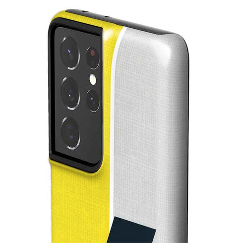 NBA Utah Jazz Split Canvas Galaxy S21 Ultra 5G Pro Case
