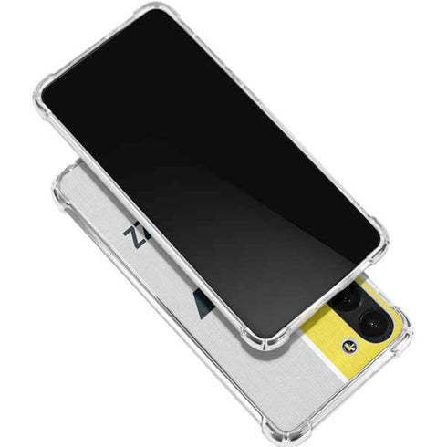 NBA Utah Jazz Split Canvas Galaxy S23 Clear Case
