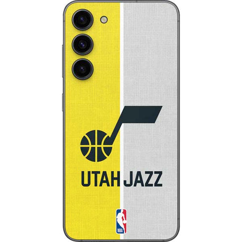 NBA Utah Jazz Split Canvas Galaxy S23 Plus Skin