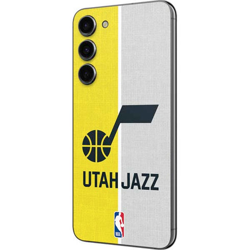 NBA Utah Jazz Split Canvas Galaxy S23 Plus Skin