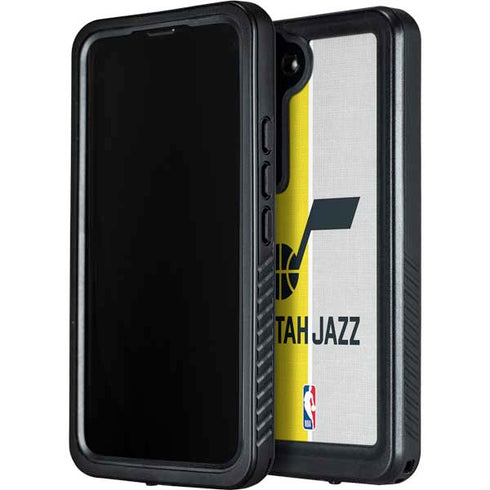 NBA Utah Jazz Split Canvas Galaxy S23 Plus Waterproof Case