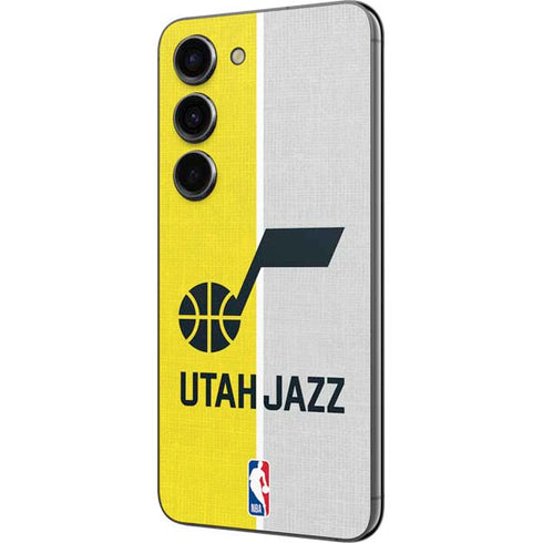 NBA Utah Jazz Split Canvas Galaxy S23 Skin