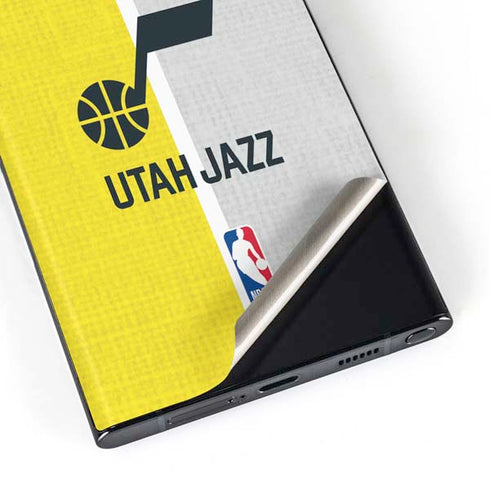 NBA Utah Jazz Split Canvas Galaxy S23 Ultra Skin