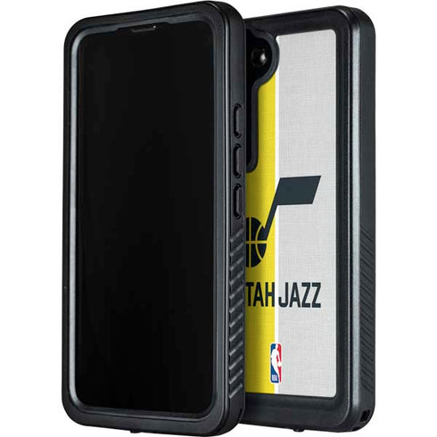 NBA Utah Jazz Split Canvas Galaxy S23 Waterproof Case