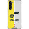 NBA Utah Jazz Split Canvas Galaxy S24 FE Clear Case