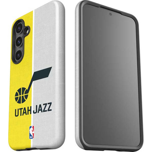 NBA Utah Jazz Split Canvas Galaxy S25 Impact Case