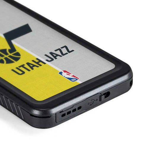 NBA Utah Jazz Split Canvas Galaxy S24 Plus Waterproof Case