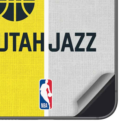 NBA Utah Jazz Split Canvas Galaxy S25 Skin