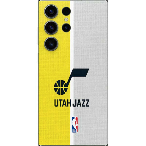 NBA Utah Jazz Split Canvas Galaxy S24 Ultra Skin