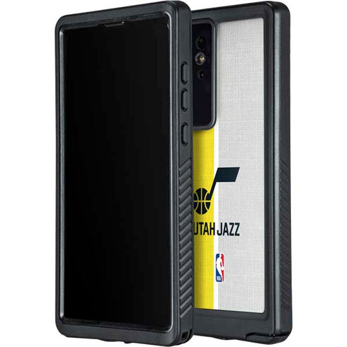 NBA Utah Jazz Split Canvas Galaxy S24 Ultra Waterproof Case
