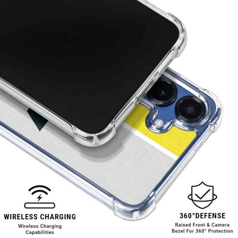 NBA Utah Jazz Split Canvas Galaxy S25 Clear Case
