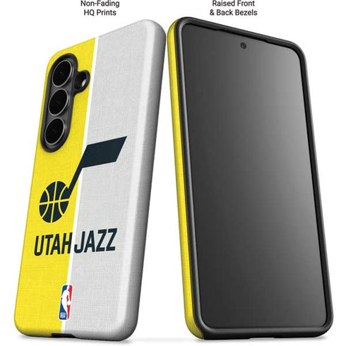 NBA Utah Jazz Split Canvas Galaxy S26 Impact Case