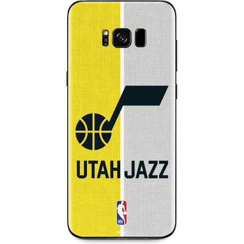 NBA Utah Jazz Split Canvas Galaxy S8 Plus Skin