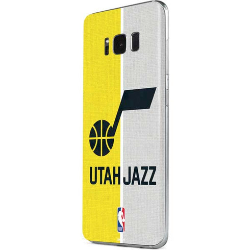 NBA Utah Jazz Split Canvas Galaxy S8 Plus Skin