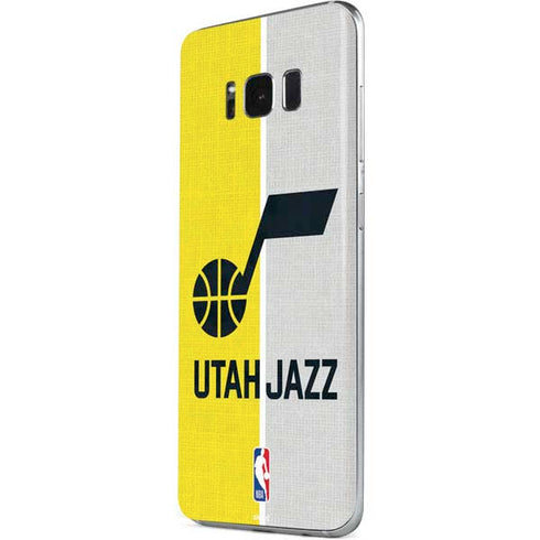 NBA Utah Jazz Split Canvas Galaxy S8 Skin