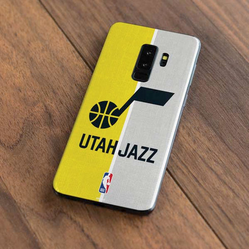 NBA Utah Jazz Split Canvas Galaxy S9 Plus Skin
