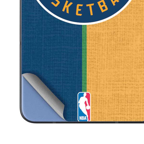 NBA Utah Jazz Split Canvas Galaxy Z Fold5 5G Skin