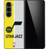 NBA Utah Jazz Split Canvas Galaxy Z Fold5 5G Skin