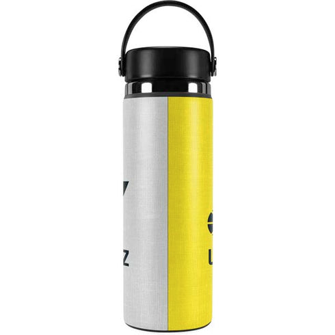 NBA Utah Jazz Split Canvas Hydro Flask 20oz Wide Mouth Skin