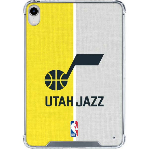 NBA Utah Jazz Split Canvas iPad 11th Gen (2025) Clear Case