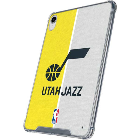 NBA Utah Jazz Split Canvas iPad 11th Gen (2025) Clear Case