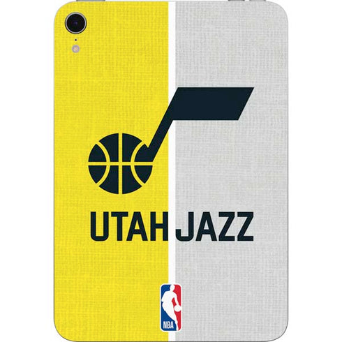 NBA Utah Jazz Split Canvas Apple iPad Mini Skin