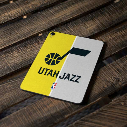 NBA Utah Jazz Split Canvas Apple iPad Pro Skin