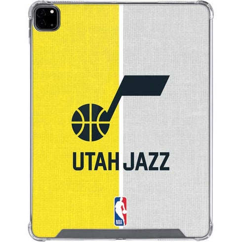 NBA Utah Jazz Split Canvas iPad Pro 12.9in (2020) Clear Case