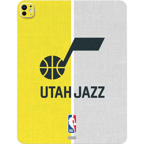NBA Utah Jazz Split Canvas iPad Pro 13in M4 (2024) Skin