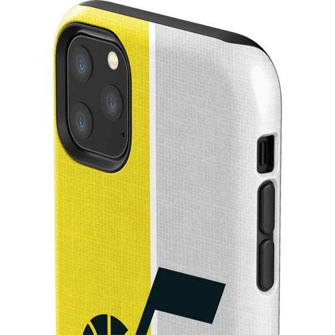 NBA Utah Jazz Split Canvas iPhone 11 Pro Max Impact Case