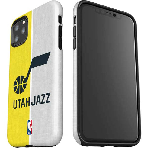 NBA Utah Jazz Split Canvas iPhone 11 Pro Max Impact Case