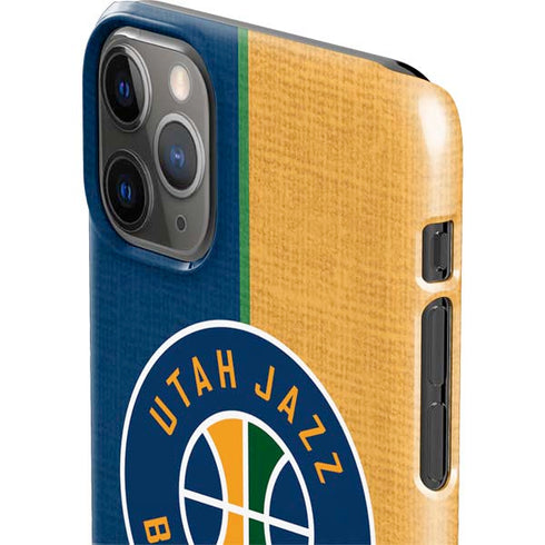 NBA Utah Jazz Split Canvas iPhone 11 Pro Max Lite Case