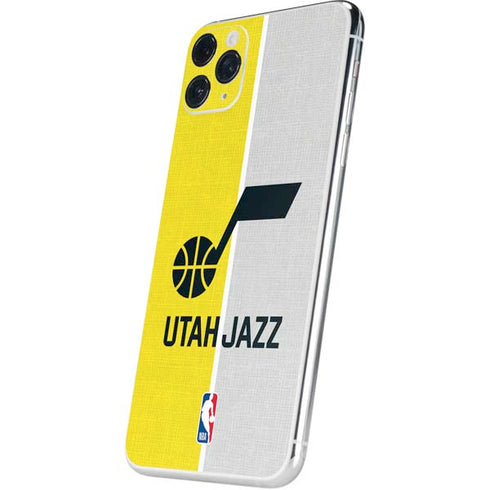 NBA Utah Jazz Split Canvas iPhone 11 Pro Max Skin