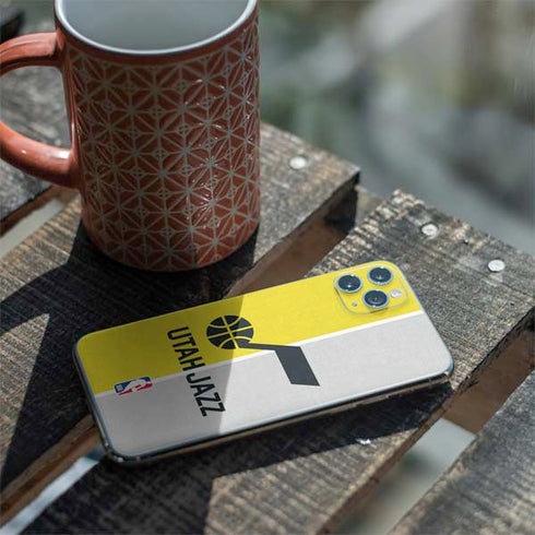 NBA Utah Jazz Split Canvas iPhone 11 Pro Max Skin