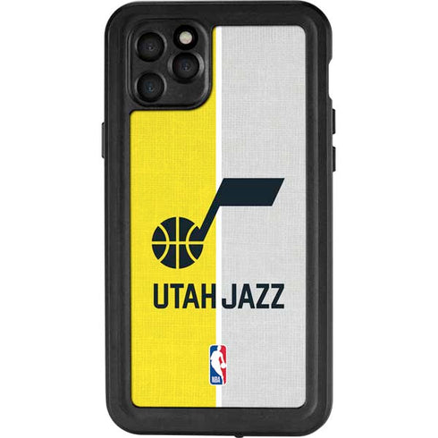 NBA Utah Jazz Split Canvas iPhone 11 Pro Max Waterproof Case