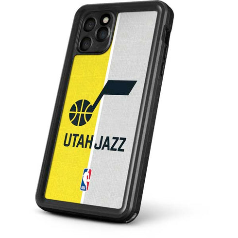 NBA Utah Jazz Split Canvas iPhone 11 Pro Max Waterproof Case
