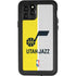 NBA Utah Jazz Split Canvas iPhone 11 Pro Waterproof Case