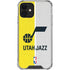 NBA Utah Jazz Split Canvas iPhone 12 Clear Case