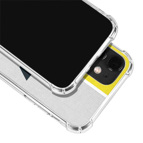 NBA Utah Jazz Split Canvas iPhone 12 Clear Case