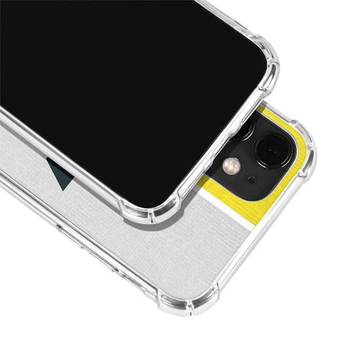 NBA Utah Jazz Split Canvas iPhone 12 Mini Clear Case
