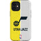 NBA Utah Jazz Split Canvas iPhone 12 Mini Impact Case